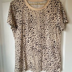 Cheetah print tee